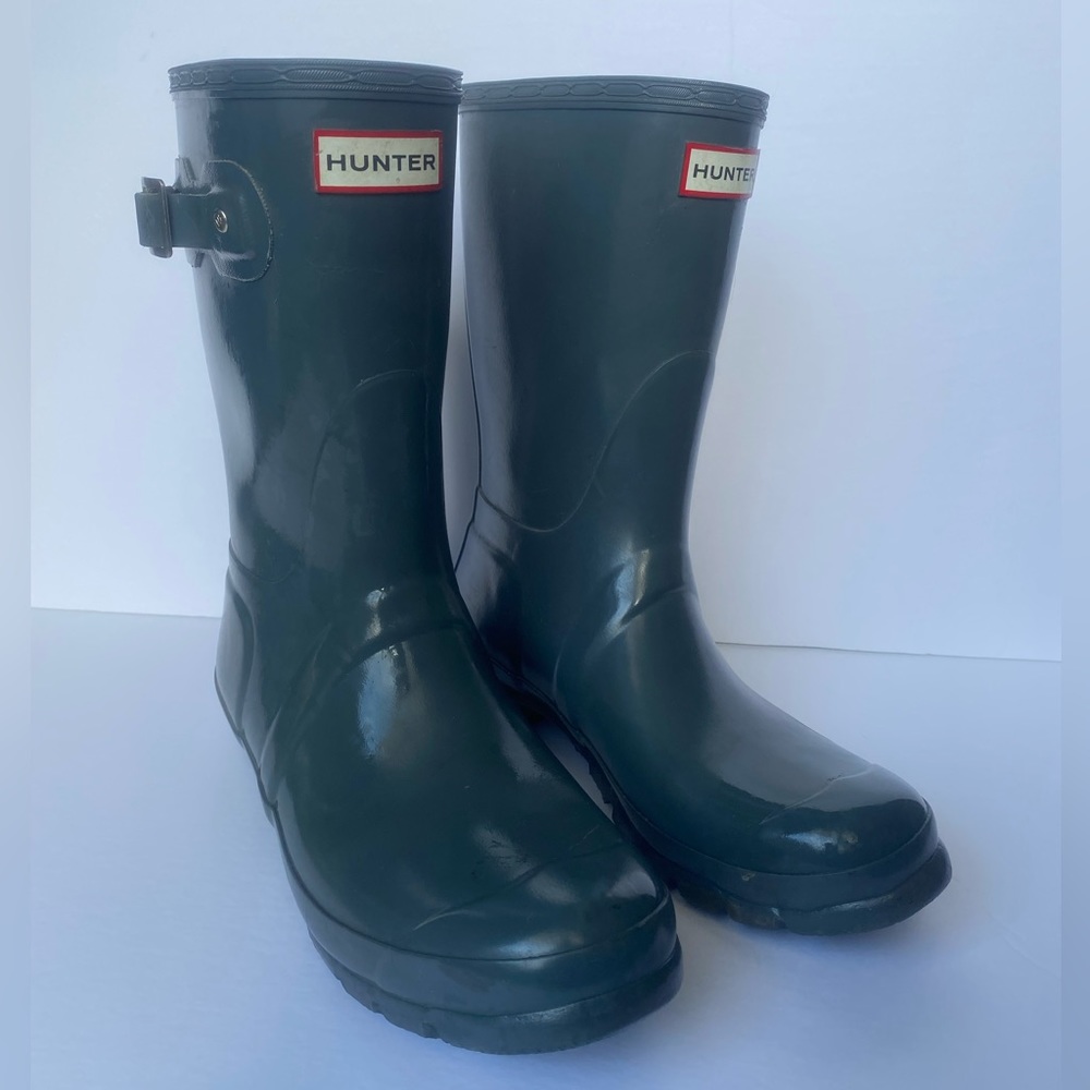 HUNTER Original Gloss short boots